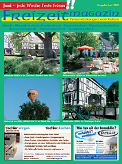 Titel-Abbildung der Juni-Ausgabe des 'Freizeitmagazin'